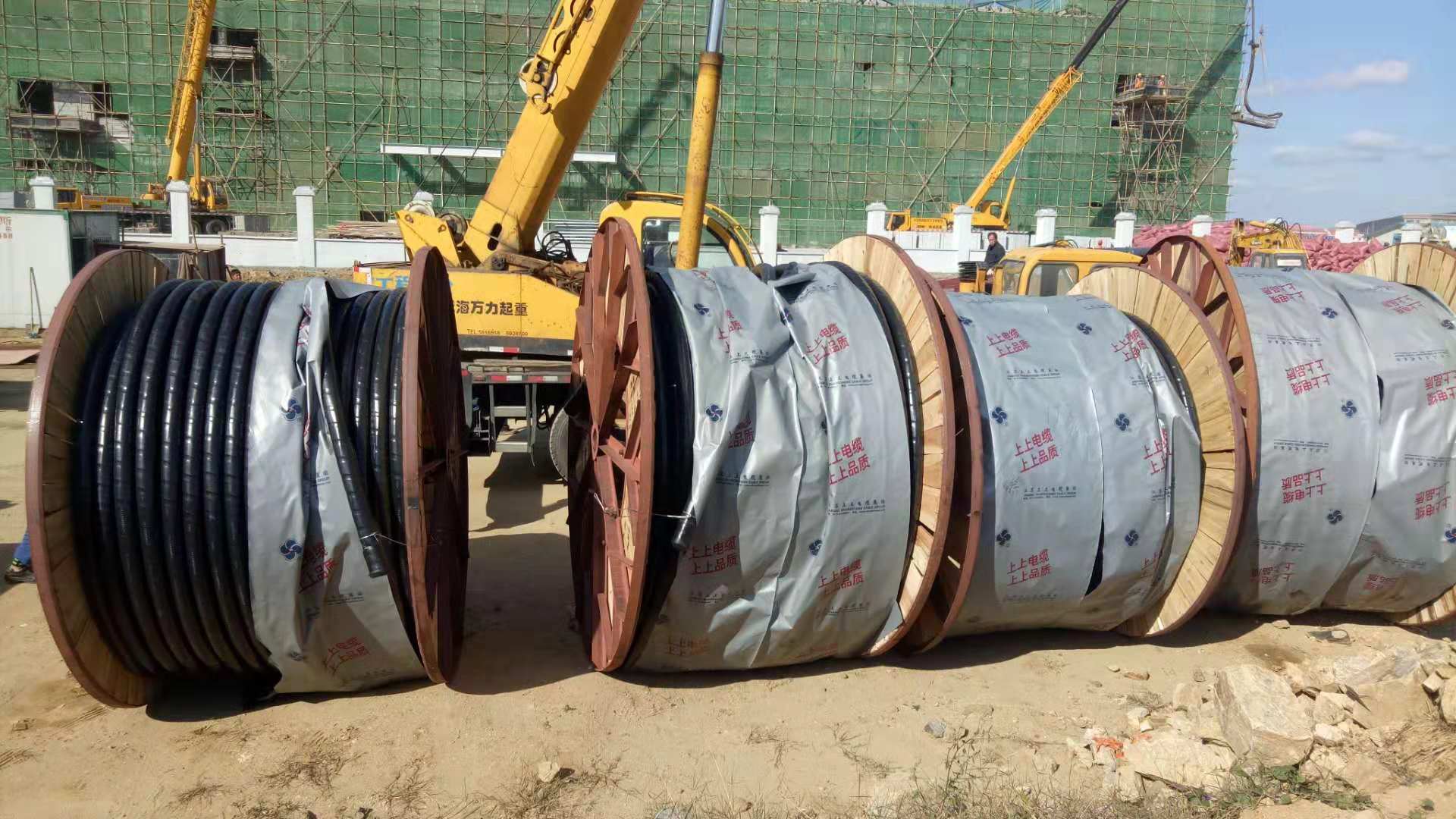高效架設電力動脈 威海草廟子鎮捷普工業園電纜進場紀實